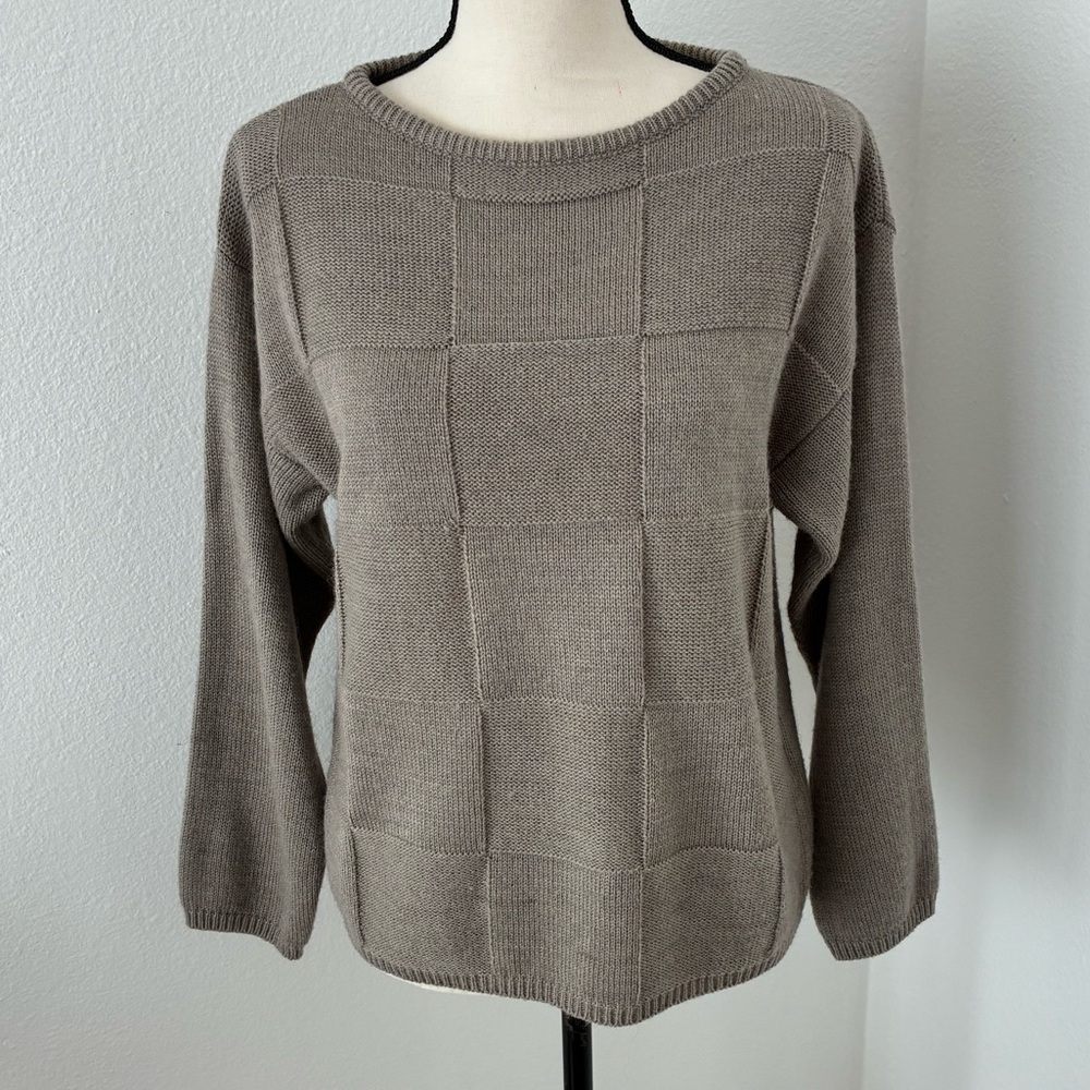 Vintage 80s Levi Strauss & Co. Checkered Sweater